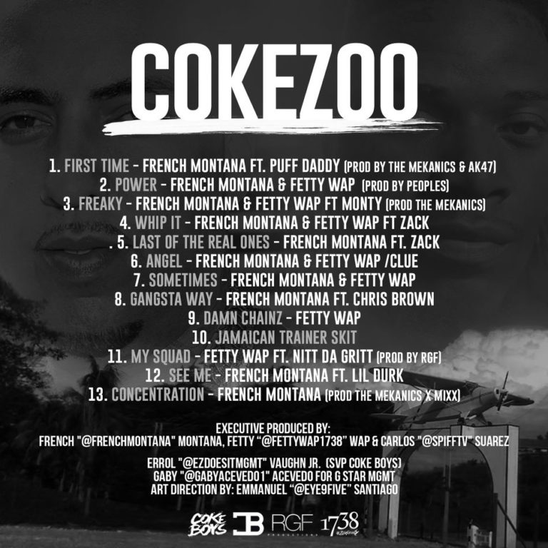 French Montana & Fetty Wap Share Coke Zoo Tracklist